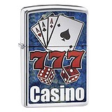 Zippo Зажигалка Fusion Casino 29633, 1773993