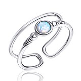 Женское серебряное кольцо с опалом, 1732015