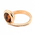 Женское золотое кольцо с турмалином и бриллиантами - фото 2