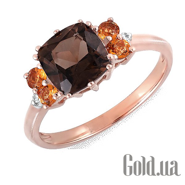 Кольцо Lurie Jewelry, Женское золотое кольцо с бриллиантами, цитринами и дымчатым кварцем, 18.5
Кольцо Lurie Jewelry, Женское золотое кольцо с бриллиантами, цитринами и дымчатым кварцем, 18.5