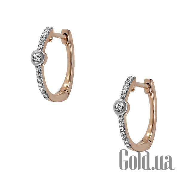 Серьги Lurie Jewelry, Золотые серьги с бриллиантами 
Серьги Lurie Jewelry, Золотые серьги с бриллиантами