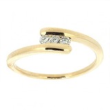 Женское золотое кольцо с бриллиантами, 1776314