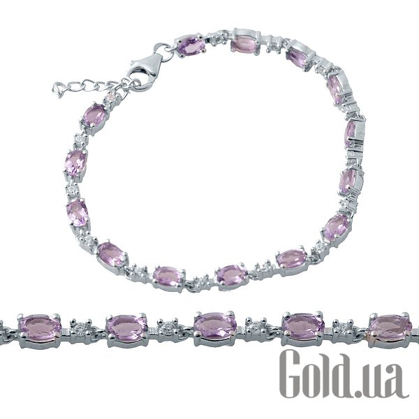 Женские браслеты Fresh Jewelry, Женский серебряный браслет с аметистами и куб. циркониями, 18
Женские браслеты Fresh Jewelry, Женский серебряный браслет с аметистами и куб. циркониями, 18