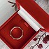 Женское серебряное кольцо с куб. циркониями в позолоте - фото 4