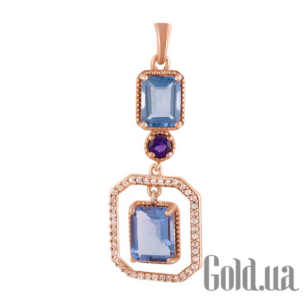 Женские кулоны Fresh Jewelry, Серебряный кулон с флюоритами, аметистом и топазами в позолоте
Женские кулоны Fresh Jewelry, Серебряный кулон с флюоритами, аметистом и топазами в позолоте