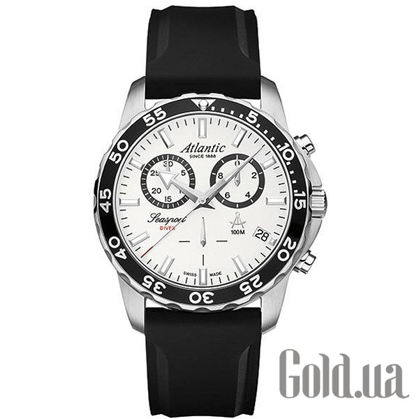 Швейцарские часы Atlantic, Мужские часы Seasport Diver Chronograph 87462.41.21PU
Швейцарские часы Atlantic, Мужские часы Seasport Diver Chronograph 87462.41.21PU