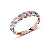 Женское золотое кольцо с бриллиантами, 1551301