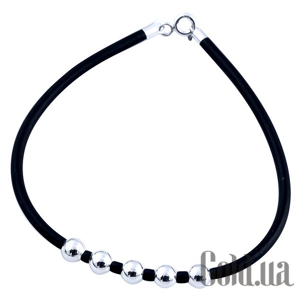 Шнурок на руку Fresh Jewelry, Каучуковый шнурок на руку с вставками из серебра, 18.5
Шнурок на руку Fresh Jewelry, Каучуковый шнурок на руку с вставками из серебра, 18.5