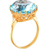 Женское золотое кольцо с топазом, 1617612
