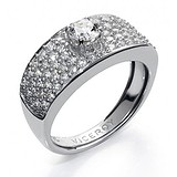 Заказать дешево Viceroy Женское серебряное кольцо с цирконами (8032A020-30) ,цена 4736 грн. в Украине в интернет-магазине Gold.ua