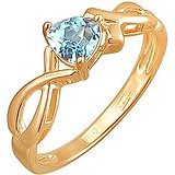Женское золотое кольцо с топазом, 1617616