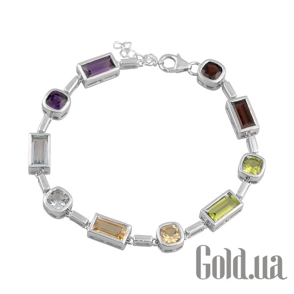Женские браслеты Fresh Jewelry, Женский серебряный браслет с гранатами, аметистами, топазами и синт. цитринами, 19
Женские браслеты Fresh Jewelry, Женский серебряный браслет с гранатами, аметистами, топазами и синт. цитринами, 19
