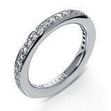 Купить Viceroy Серебряное обручальное кольцо с цирконами (8033A016-30) стоимость 2347 грн., в интернет-магазине Gold.ua