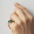 Женское серебряное кольцо с агатом - фото 2