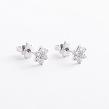 Серебряные серьги с куб. циркониями