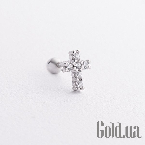 Серьги-гвоздики Украина, Серебряная одиночная серьга с куб. циркониями
Серьги-гвоздики Украина, Серебряная одиночная серьга с куб. циркониями