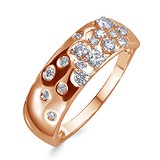 Женское золотое кольцо с бриллиантами, 1783266