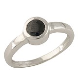 Женское серебряное кольцо с сапфиром, 1401069