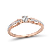 Золотое кольцо с бриллиантами, 1681645