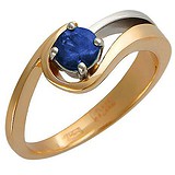 Женское золотое кольцо с сапфиром, 1666543