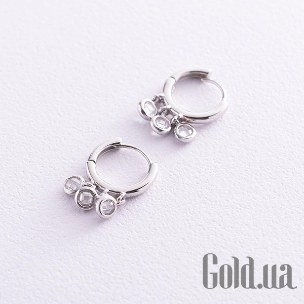 Серьги с подвесками Украина, Серебряные серьги с куб. циркониями
Серьги с подвесками Украина, Серебряные серьги с куб. циркониями