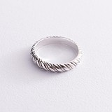 Купить Серебряное обручальное кольцо (onx11007) по цене 800 грн., в магазине Gold.ua