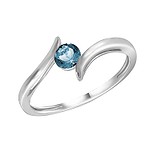 Золотое кольцо с топазом