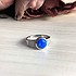 Женское серебряное кольцо с опалом и куб. циркониями - фото 2