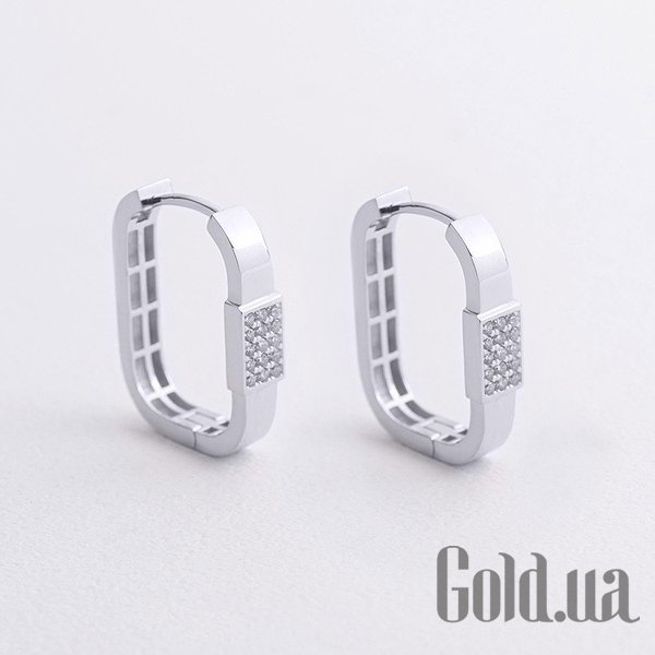 Серьги-кольца Украина, Золотые серьги с куб. циркониями
Серьги-кольца Украина, Золотые серьги с куб. циркониями
