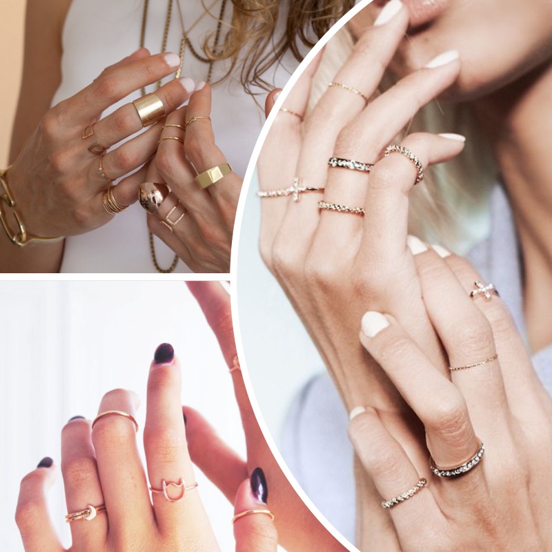 Новая грань моды: роскошные фаланговые кольца или кольца-миди