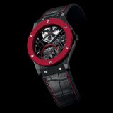 Уникальные часы Hublot Classic Fusion Red’n’Black Ceramic Skeleton Tourbillon