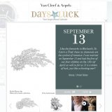 Интерактивный календарь «Дни удачи» от Van Cleef & Arpels
