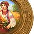 УкрСув Тарілка Дівчина з квітами 12691 - фото 2