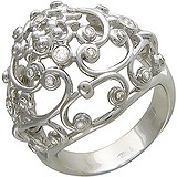 Женское золотое кольцо с бриллиантами, 1619456