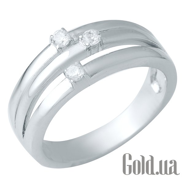 

Женские кольца Fresh Jewelry, Женское серебряное кольцо с куб. циркониями, 17