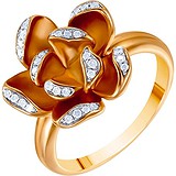 Женское золотое кольцо с бриллиантами, 1654016