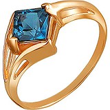Женское золотое кольцо с топазом, 1666304