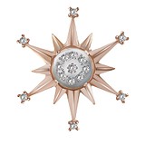 Tramontano Gioielli Золотой кулон с бриллиантами, 1695488