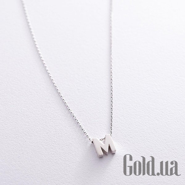 

Кулон-буква Украина, Серебряный кулон с цепочкой