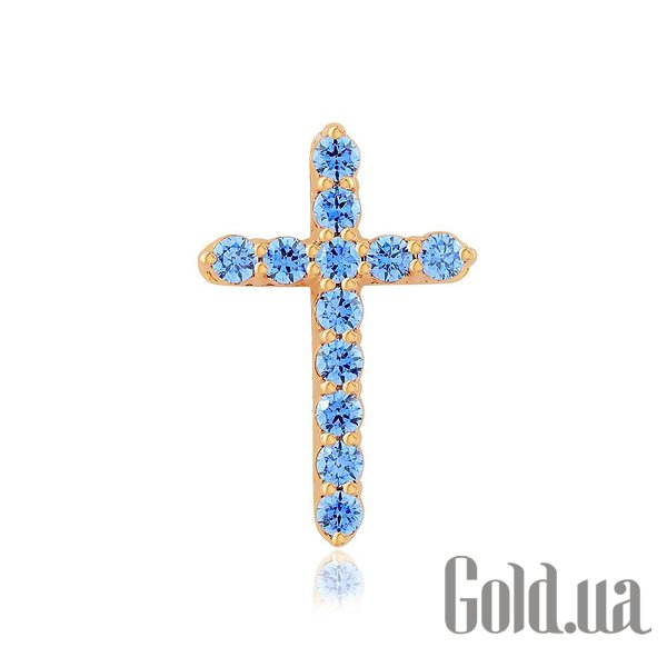 

Кулон-крестик Украина, Золотой кулон с Swarovski Zirconia