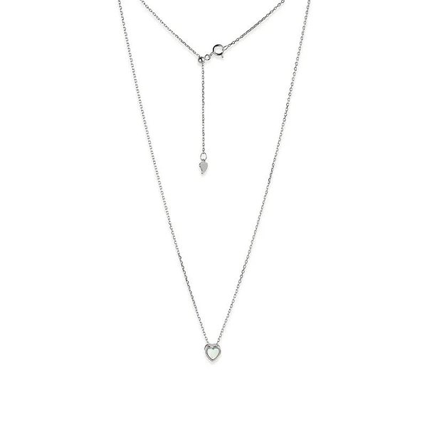 Серебряное колье с опалом