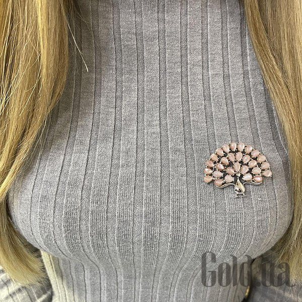 Брошки Fresh Jewelry Срібна брошка з перламутром