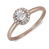 Золотое кольцо с бриллиантами, 207104