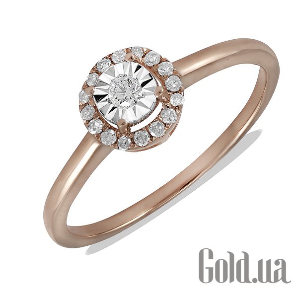 

Кольцо Lurie Jewelry, Золотое кольцо с бриллиантами, 17.5