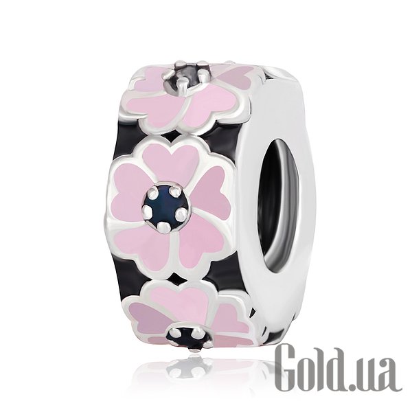 

Наборная подвеска Silvex925, Серебряная наборная подвеска с куб. циркониями и эмалью