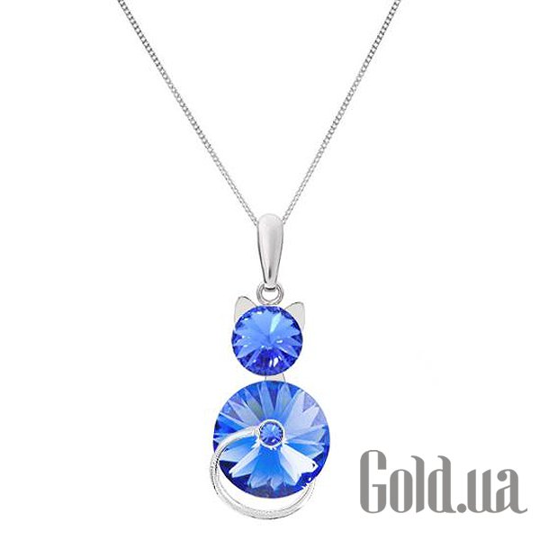 

Женские колье и кулоны Kobi, Стальной, Кулон с цепочкой с кристаллами Swarovski