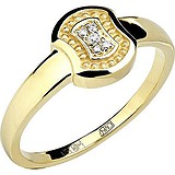 Женское золотое кольцо с бриллиантами, 1555201