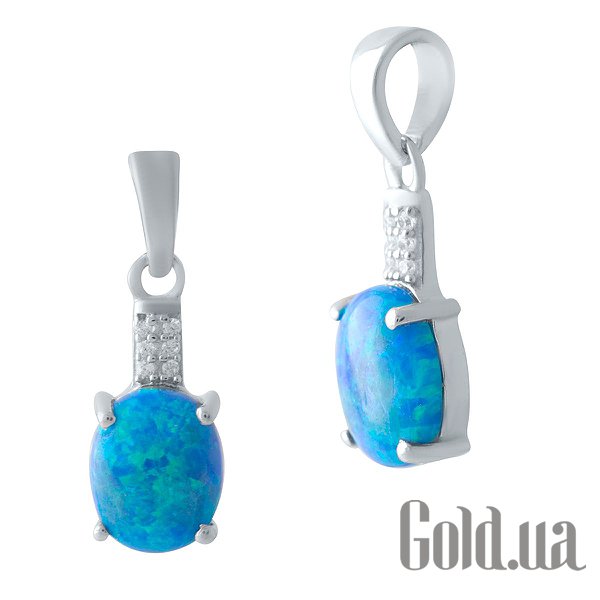 

Женские кулоны Fresh Jewelry, Серебряный кулон с куб. циркониями и опалом