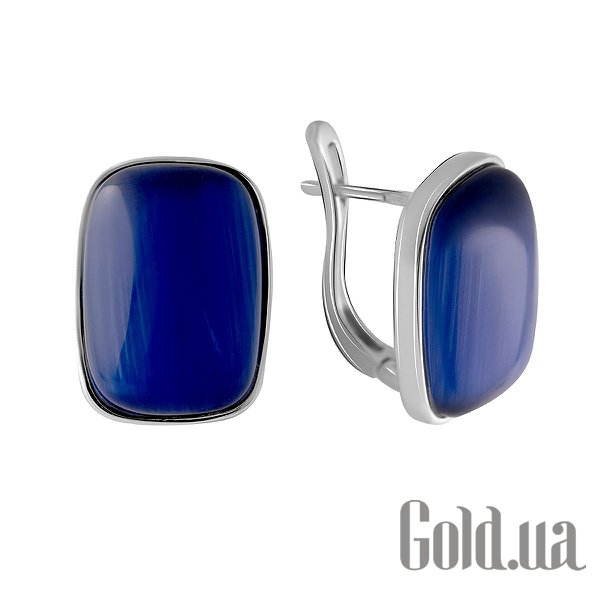 

Серьги Fresh Jewelry, Серебряные серьги с кошачьим глазом