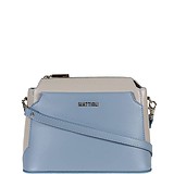 Mattioli Женская сумка 007-19C голубая с бежевым, 1743105